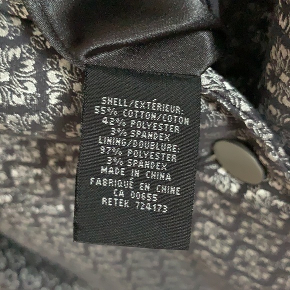 Tailored Floral Print Blazer/Suit Jacket RW&CO - Picture 8 of 8